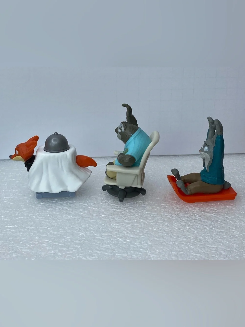 Lot of 3 Disney Zootopia 2 McDonalds Happy Meal Toys Figures